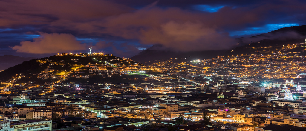 La vue dont vous pourrez profiter depuis le Café Mosaico - Panorama inégalable de Quito