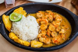 L'encocado de crevette (camaron), un plat frais et original d'Équateur