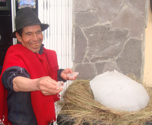 Baltazar Uschca, le dernier Hielero du volcan Chimborazo