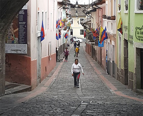 Quito et la rue La Ronda