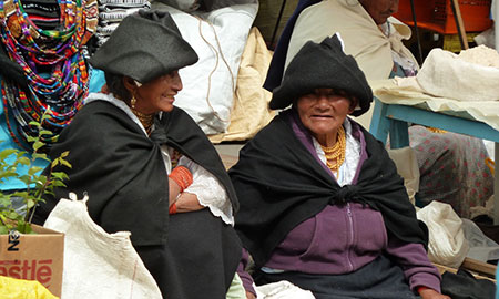 Communautés indiennes d'Equateur à Otavalo