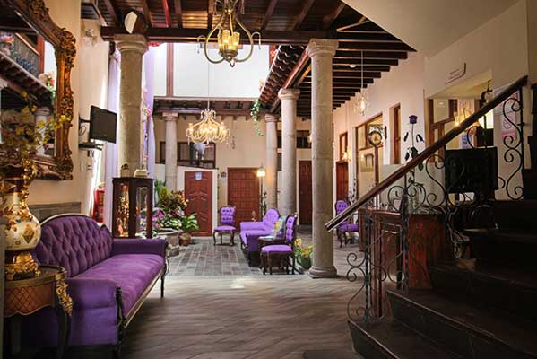 Quito: hôtel Colonial San Agustin