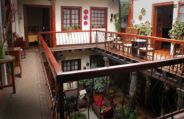 Quito: hôtel Portal de Cantuña