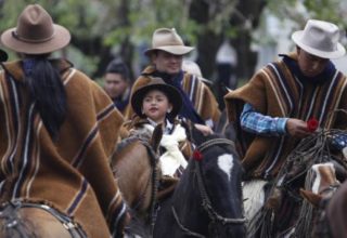Fête du Tourisme et du maïs et défilé de chagras à Sangolqui, Équateur (crédit photo : El Comercio)