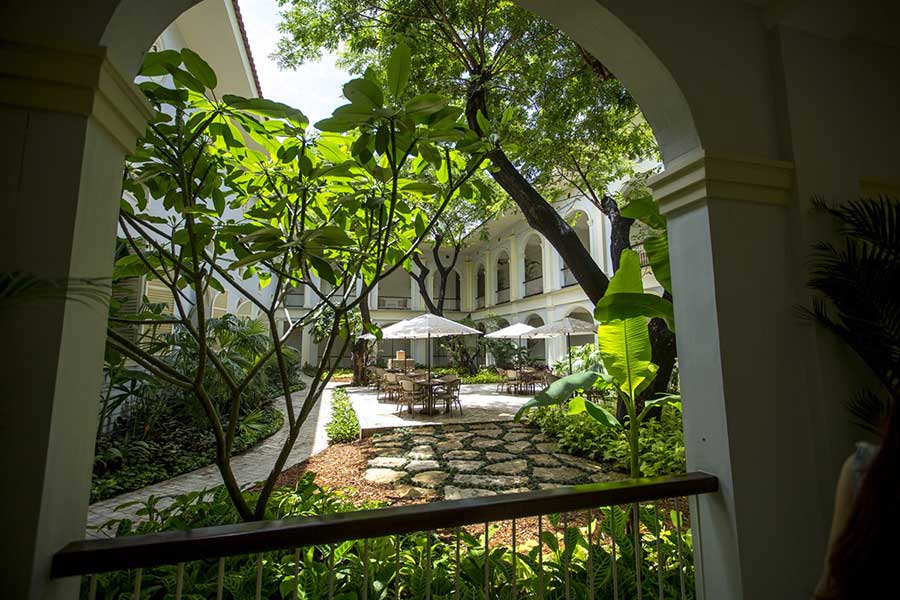 Hôtel del Parque, Guayaquil, patio