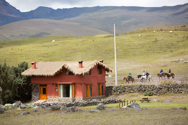Randonnée à cheval en Équateur: Parc Cotopaxi
